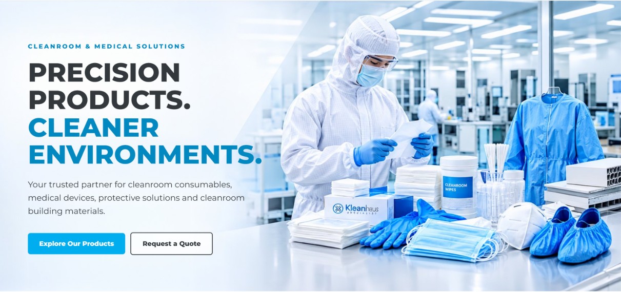 Cleanroom products and protective supplies
