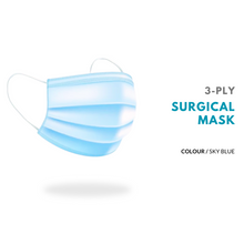 Load image into Gallery viewer, [KLH617S] Klean AIRsome 3-Ply Surgical Face Mask | &gt;99% BFE - 50 Pcs/Box
