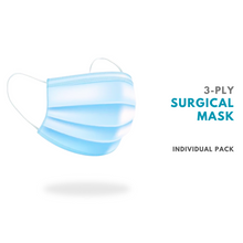 Load image into Gallery viewer, [KLH617S-IDVL] Klean AIRsome 3-Ply Surgical Face Mask | &gt;99% BFE - 1 Pc/Pack | 50 Pcs/Box [Individual Pack]
