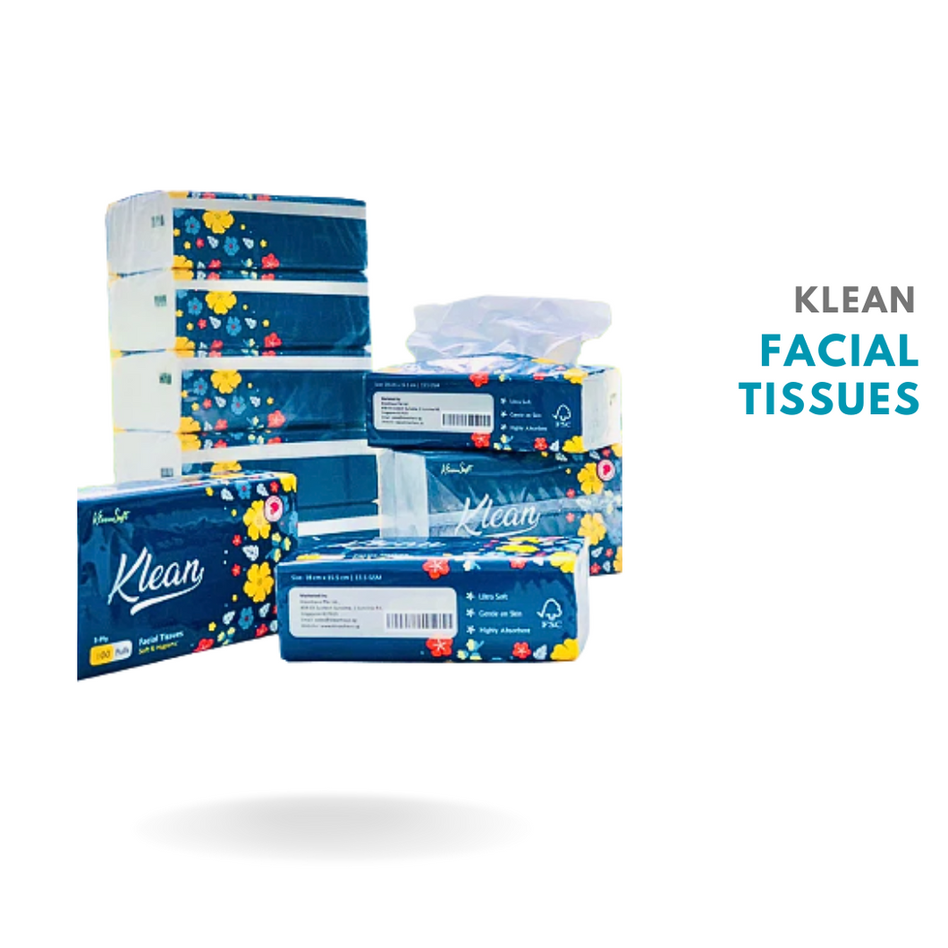 [KLH-5980] Facial Tissues - 5 Packs/Bag