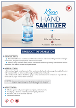 Load image into Gallery viewer, [KLH-HS1] Klean Hand Sanitizer - 150 ml
